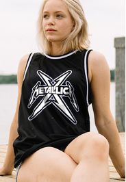 Metallica - X Logo Basketball - Tanks