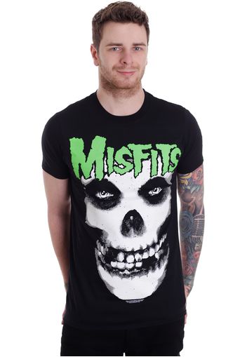 Misfits - Glow Jurek Skull - - T-Shirts