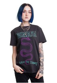 Nirvana - Serve The Serpense Charcoal - - T-Shirts