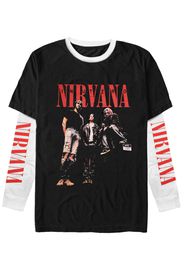 Nirvana - In Utero Band Photo - Longsleeve - Schwarz - L - 65% Baumwolle, 35% Polyester,Jersey