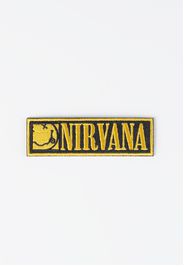 Nirvana - Logo & Happy Face - Aufnäher - Schwarz - Onesize - 100% Polyester