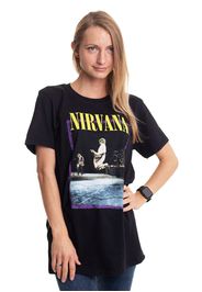 Nirvana - Stage Jump - - T-Shirts