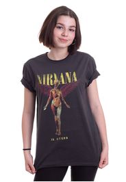 Nirvana - In Utero Charcoal - - T-Shirts