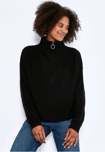 Noisy May - Newalice High Neck Black - Strickpullover