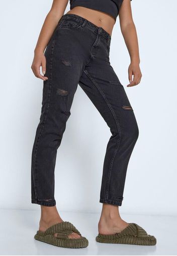 Noisy May - Marzy Boyfriend Slim Black - Jeans