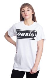 Oasis - Decca Logo White - - T-Shirts
