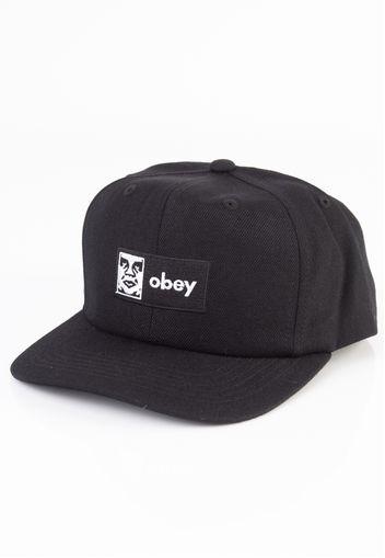 Obey - Case 6 Panel Classic Sna Black - Caps