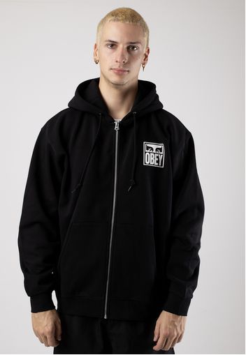 Obey - Eyes Icon Black - Zipper