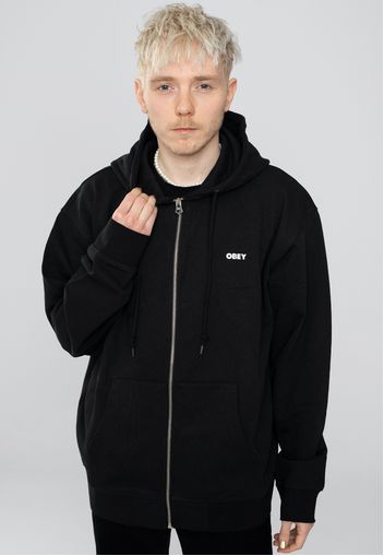 Obey - Bold Zip Black - Zipper