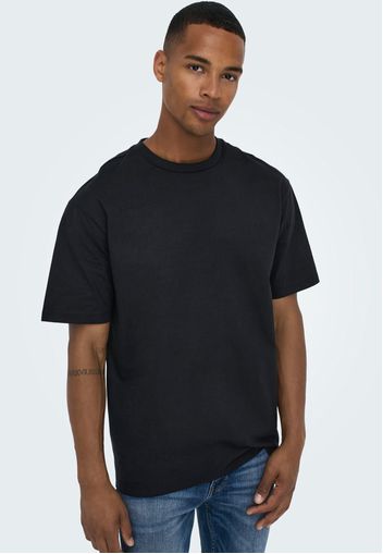 Only & Sons - Onsfred Rlx Black - - T-Shirts