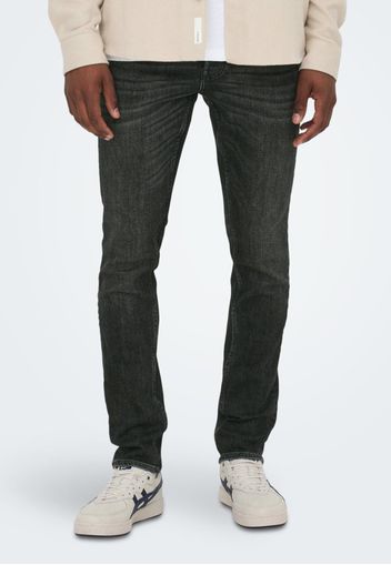 Only & Sons - Loom Slim Black Denim - Jeans