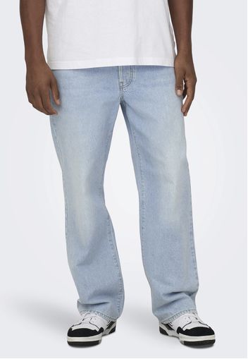 Only & Sons - Fade Loose One Light Blue Denim - Jeans