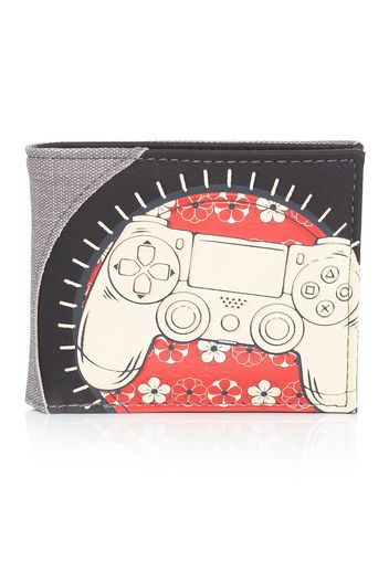 Playstation - Biker Bifold Grey - Portemonnaies