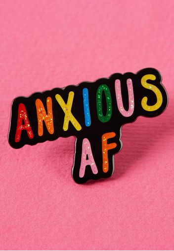 Punky Pins - Anxious Af Enamel - Pins