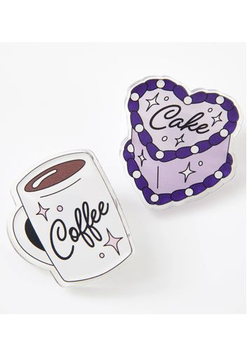 Punky Pins - Coffee & Cake Acrylic - Pins