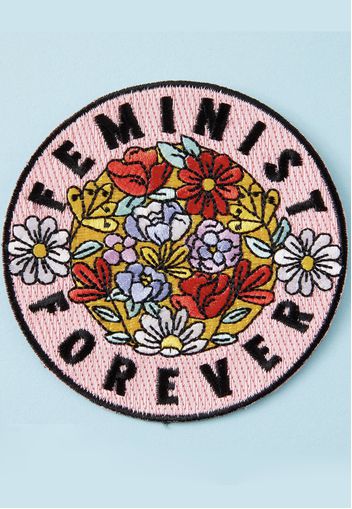 Punky Pins - Feminist Forever Iron On - Aufnäher