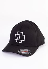Rammstein - Logo - Cap - Schwarz - Onesize - 63% Polyester, 34% Baumwolle, 3% Elastan,Baumwolle