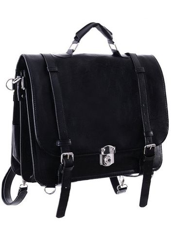 Restyle - Classic Messenger Black - Taschen