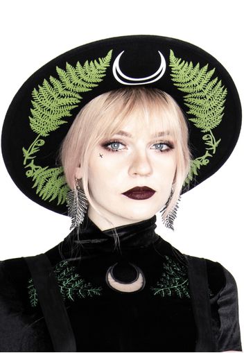 Restyle - Fern With Wide Brim Black - Hüte