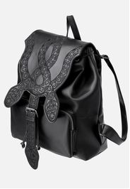 Restyle - Cathedral Snake - Rucksack - Schwarz - Onesize - 100% Polyurethan,Kunstleder