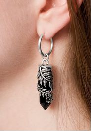Restyle - Crystal Fern Silver - Ohrringe - Grau - Onesize - Messing