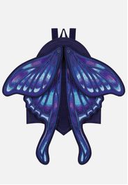 Restyle - Sapphire Moth Black - Rucksack - Mehrfarbig - Onesize - 100% Polyester