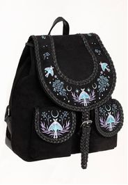 Restyle - Moonglow - Rucksack - Schwarz - Onesize - 100% Polyurethan,100% Polyester,Kunstleder