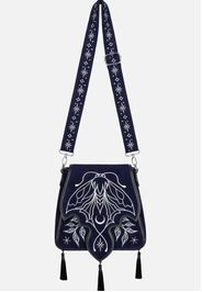 Restyle - Stardust Tassel - Tasche - Schwarz - Onesize - 100% Polyester