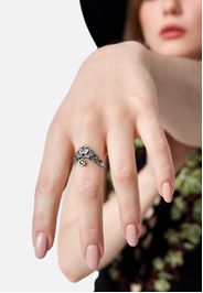 Restyle - Poisoned Ivy Silver - Ring - Gid://Shopify/Metaobject/123897774317 - Size 4 - Messing
