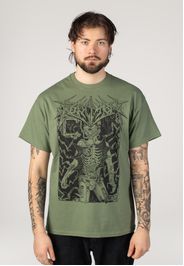 Revocation - Data Corpse Military Green - T-Shirt - Grün - M - 100% Baumwolle