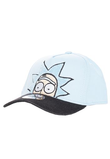 Rick And Morty - Rick Chenille 2D Embroidery Curved Bill - Caps