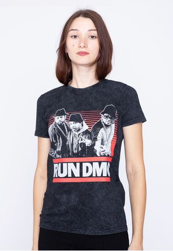 Run Dmc - Gradient Bars Dip Dye - - T-Shirts