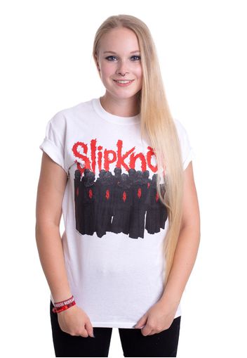 Slipknot - Wanyk Black Figures White - - T-Shirts