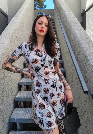 Sourpuss Clothing - Friday The 13Th Rosie White - Kleider