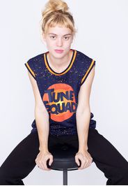 Space Jam - Tune Squad Basketball Navy - Tanks