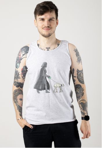 Star Wars - Vader Walker Heather Grey - Tanks