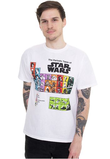 Star Wars - Periodic Table White - - T-Shirts