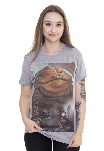 Star Wars - Jabba The Hutt Grey - - T-Shirts