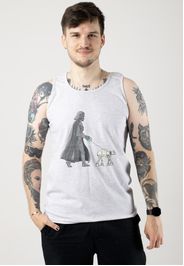 Star Wars - Vader Walker Heather Grey - Tanks