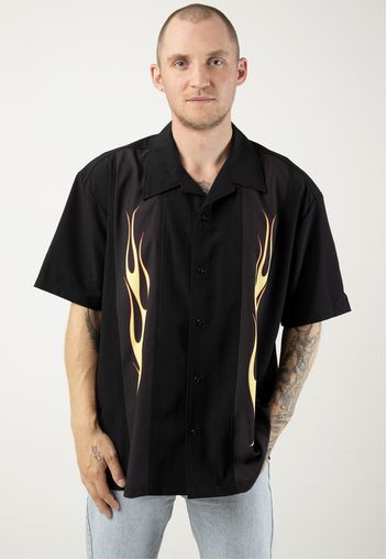 Steady Clothing - Flame N Hot Black - Hemden