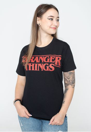 Stranger Things - Red Logo - - T-Shirts