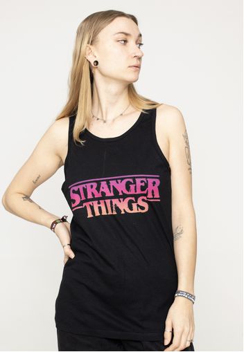 Stranger Things - Grunge Logo - Tanks