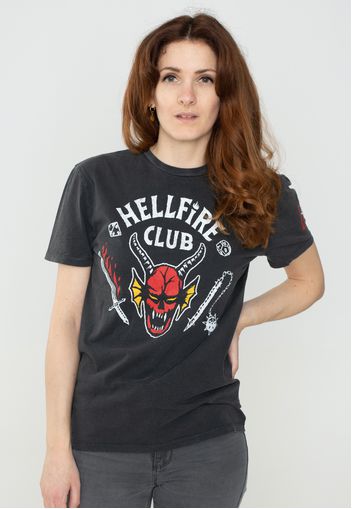 Stranger Things - Hellfire Crest - - T-Shirts