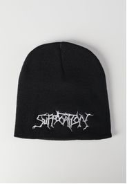 Suffocation - White Logo - Beanie - Schwarz - Onesize - 100% Polyacryl