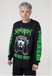 Suffocation - Jesus Wept - Longsleeve - Schwarz - L - 100% Baumwolle