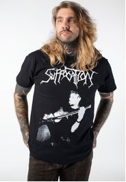 Suffocation - Liege Slam - T-Shirt - Schwarz - L - 100% Baumwolle,Jersey