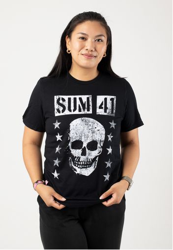 Sum 41 - Grinning Skull - - T-Shirts