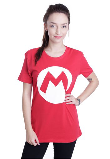 Super Mario - Big M Red - - T-Shirts