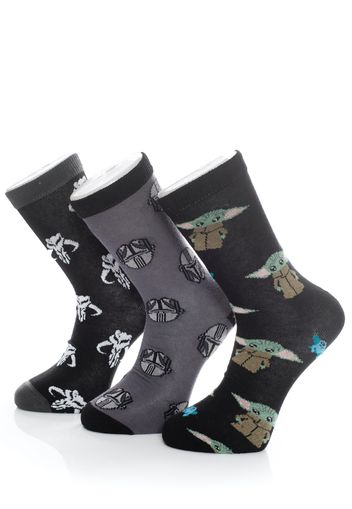 The Mandalorian - Crew 3 Pack Multicolor - Socken