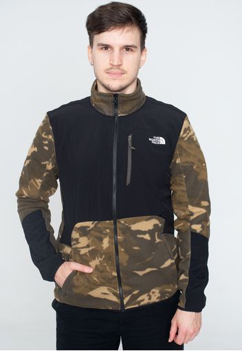 The North Face - Glacier Pro Full Zip New Taupe Green/Snowcap Mountain Print/Tnf Black - Jacken